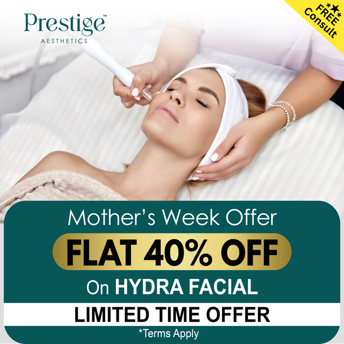 a woman receiving a face massage