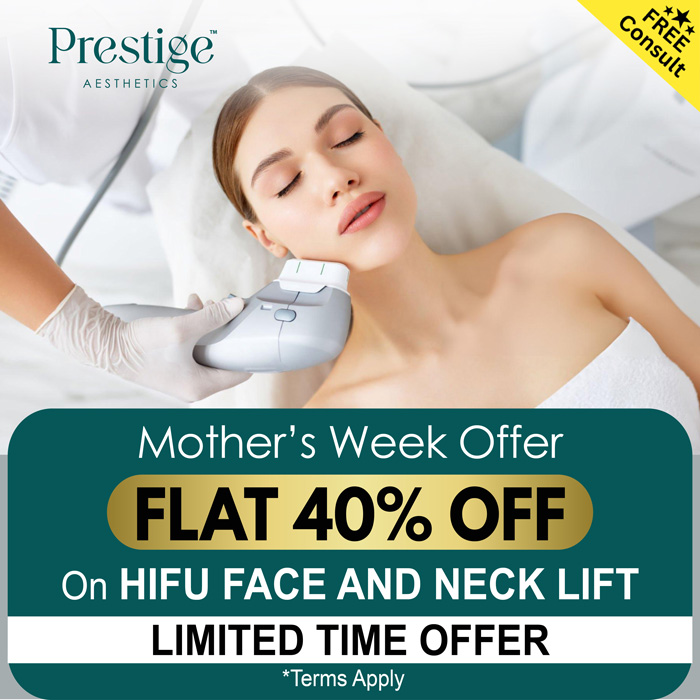 a woman receiving a face massage